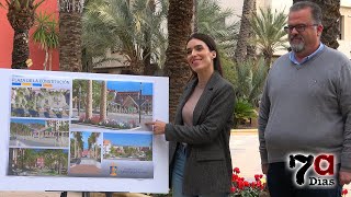 La alcaldesa y el edil de Urbanismo presentan el proyecto de obra de la Plaza de la Constitución [upl. by Seibold]