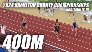 2024 Hamilton County Championship  Girls 400M  Ciara Kepner [upl. by Hyatt]