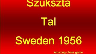 Szukszta vs Tal  Uppsala 1956 [upl. by Ynahpit573]