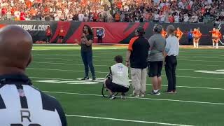 National Anthem for Cincinnati Bengals 08102024 [upl. by Nyluqcaj]