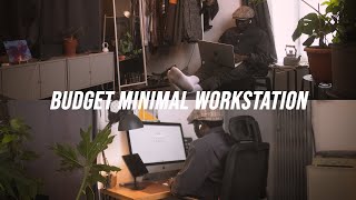 BUDGET Minimal Desk Setup 2022  Software Development [upl. by Sirovat]