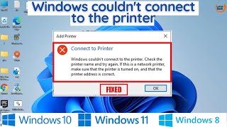 Windows couldnt connect to this printer check the printer name and try again [upl. by Faus]