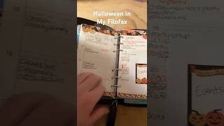 Filofax Halloween  Halloween Flip  halloween planner halloween2024 personalrings [upl. by Ettegdirb]