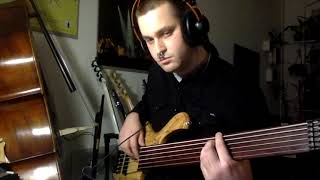 Gordian Knot  Rivers Dancing fretless bass cover [upl. by Gnolb]