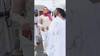 OONI OF IFES OLORI MARIAM WITH ERELU ABIOLA FERNANDEZ IN THE PALACE ooniofife ooniadimulaife [upl. by Colt]