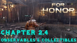 For Honor  Viking Chapter 24 Up The Beach  ALL COLLECTABLES  Observables amp Breakables [upl. by Ettelloc]