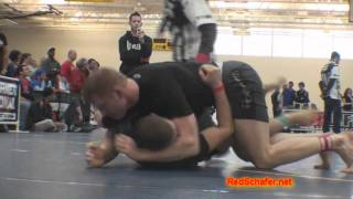 Von Flue Choke  Eric Red Schafer vs Matt Jukkala  Submission Grappling  BJJ Match [upl. by Atsocal]