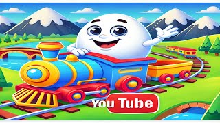 Humpty Dumptys Train Ride Humpty Dumpty ChooChoo Baby Nursery Rhymes amp Kids Songs Humpty Dumpty [upl. by Zulema316]