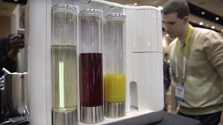 Beverage machines get weird and hightech — CES 2016 [upl. by Adahs]