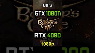 GTX 1080 Ti vs RTX 4090 in Baldurs Gate 3  1080p [upl. by Stefa]