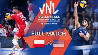 🇵🇱 POL vs 🇺🇸 USA  Full Match  Semi Finals  Mens VNL 2022 [upl. by Itnuahsa342]