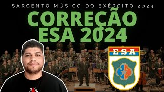 CORREÇÃO PROVA DA ESA 2024 com Professor Jorgee  GABARITO PRELIMINAR [upl. by D'Arcy480]