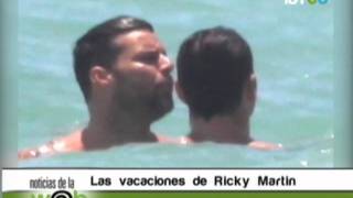 Las vacaciones de Ricky Martin con su novio en Miami [upl. by Katonah]