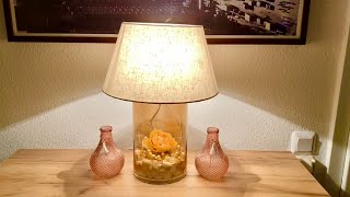 Aus Vasen Lampen bauen  Tischlampe DIY [upl. by Nivk111]