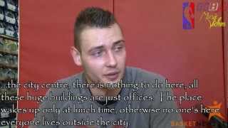 Donatas Motiejūnas Interview 2013 LTEN HD NBAMV [upl. by Dacy223]