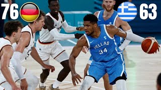 Germany vs Greece Germanys Historic Win Reaching Olympic Semi Finals [upl. by Galliett995]