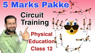 Circuit Training  Training in sports  Physical education class 12 [upl. by Tippets]