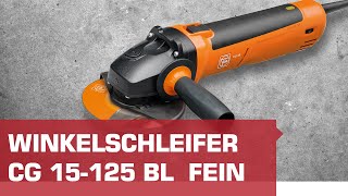 Compact Winkelschleifer CG 15 125 BL [upl. by Ennailuj]