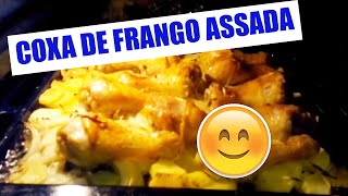 COMO FAZER COXA DE FRANGO ASSADA  Juliana Finamore [upl. by Ahsenar]