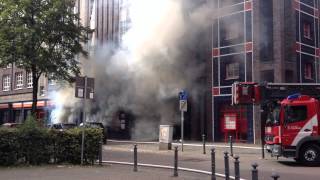 Hausbrand Turiner Straße Feuer Berlin Wedding 150913 [upl. by Gnen]