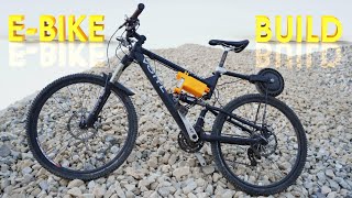 E bike build with scooter motor ebike diy mtb build [upl. by Merla]