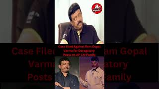 Case against filmmaker Ram Gopal Varma for alleged derogatory posts against AP CM chandrababunaidu [upl. by Eiralav]