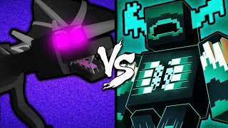 Warden vs Ender Dragon  Minecraft [upl. by Yevre648]