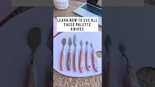 Learn how to load palette knives  textured painting free tutorial [upl. by Arriat721]