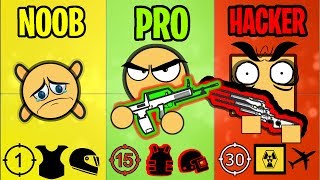 NOOB vs PRO vs HACKER  Survivio Battle Royale Highlights [upl. by Brendan]