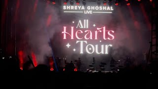 Shreya Goshal 🥰❣️ All Hearts Tour🩷 Live in Hyderabad [upl. by Lashonda]