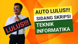 Video Sidang Skripsi Teknik Informatika Samotuho Ndruru [upl. by Nolte]