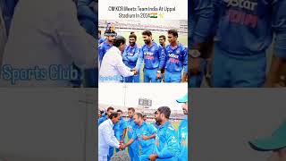 CM KCR Meets Indian Cricket Team In 2014indiancricket kcr cricket viralshorts [upl. by Modeste]