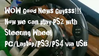 How to play PS2 with Steering Wheel PXN V3ii [upl. by Ojimmas433]