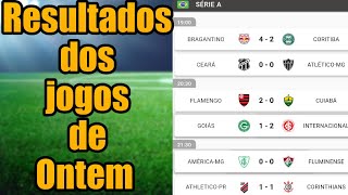 RESULTADOS DOS JOGOS DE ONTEM  BRASILEIRÃO SÉRIE A 2022  BRASILEIRÃO FEMININO 2022  ARGENTINO [upl. by Marmion444]