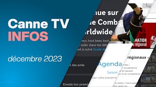 CanneTV INFOS 3  décembre 2023 [upl. by Booker945]