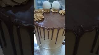 Best chocolate drip cake design Icing cake decorations Shorts video [upl. by Guibert438]