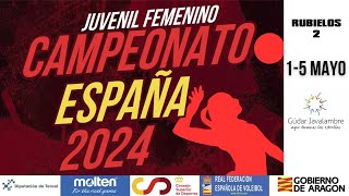 CEV JUVENIL FEMENINO 2024  RUBIELOS DE MORA2 [upl. by Assirahs581]