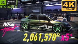 NFS HEAT  MITSUBISHI LANCER EVOLUTION IX 2 MILLION REP ONE NIGHTULTRA GRAPHICS 4K 60FPS [upl. by Dumanian516]