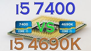 i5 7400 vs i5 4690K  BENCHMARKS  GAMING TESTS REVIEW AND COMPARISON  Kaby Lake vs Haswell [upl. by Dorcy168]