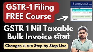 GSTR 1 Return Filing  How to File GSTR 1  GSTR1 Kaise Fill Kare  GST r1 Filing  File GSTR 1 [upl. by Salvatore]