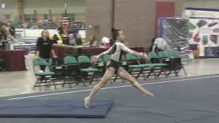 Stella Fischer Floor routine Starstruck Invitational 11324 [upl. by Lledrev174]