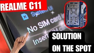 all realme c11 new  model no sim card problem solution only one jumper mobilerepair icfixer [upl. by Isador]