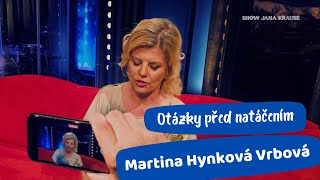 Otázky  Martina Hynková Vrbová  Show Jana Krause 26 6 2024 [upl. by Sudnor]