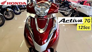 Honda Activa 7G 2024 Model Launched in india  Price  Features  Activa new 2024 Model [upl. by Dragelin]