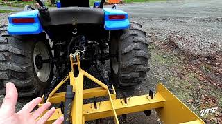 Box Blade Fixing A Driveway Washout [upl. by Arocal]