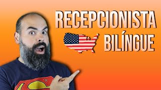 Aprender ingles para hotel  Recepcionista bilingue  frases em ingles para hotel [upl. by Crispen569]