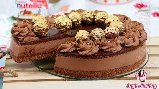 Tort Ferrero Rocher si Nutella fara coacere  Anyta Cooking [upl. by Einafpets]