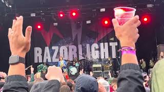 Razorlight Somewhere else Bingley weekend 5 August 2023 [upl. by Etteniuq]