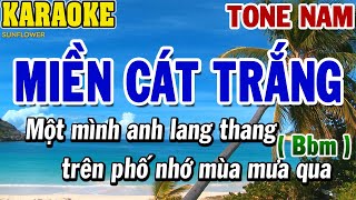 Karaoke Miền Cát Trắng Tone Nam Bbm  Karaoke Beat  84 [upl. by Sandro]