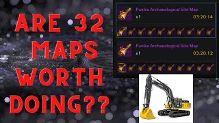 What 32 Tier 3 Archeological Site Maps got me How to get Gold Excavating in lost Ark [upl. by Eitnom]